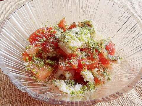 鱧とトマトのすだち和え【低脂肪・ノンオイル】